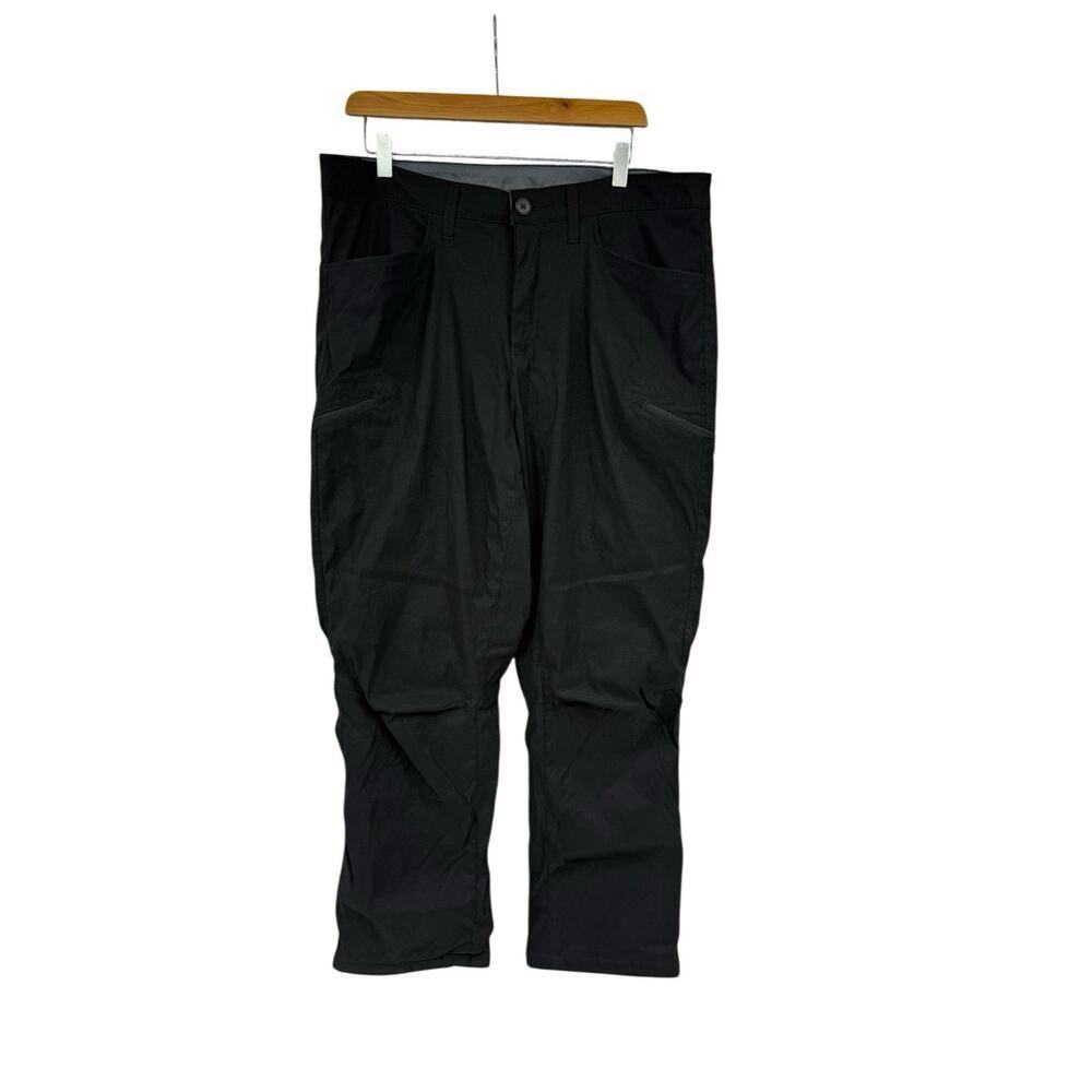 Eddie Bauer Black Men’s Snow Pants Fleece Lined Winter Size 36 Short
